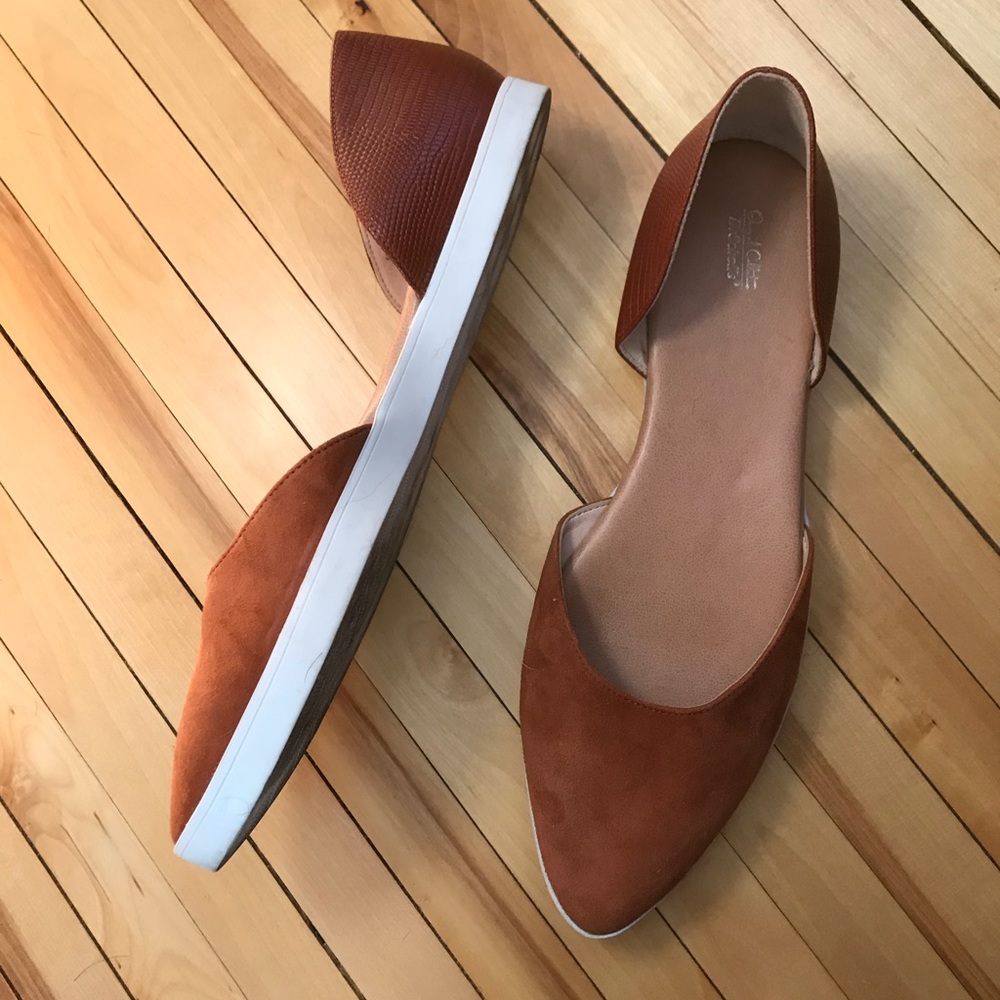 Dr. Scholls original collection leather flat